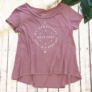 AMERICAN EAGLE Horoscope Tee Small